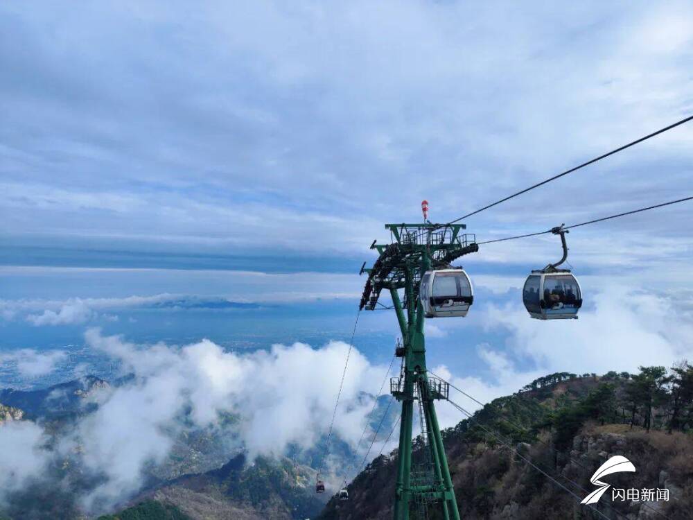 中天门索道图片