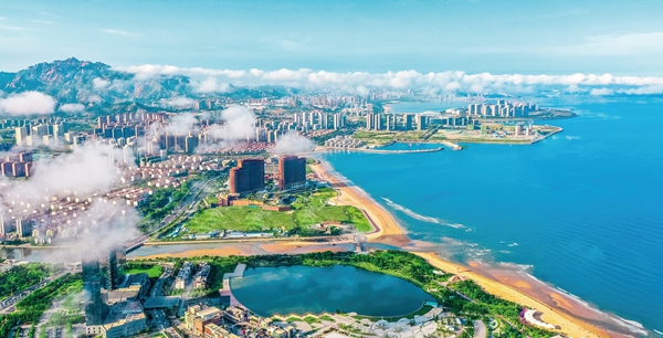 qingdao west coast new area celebrates a decade