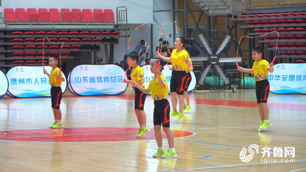 第一届全国全民健身大赛(华东区)花样跳绳决赛在德州开赛