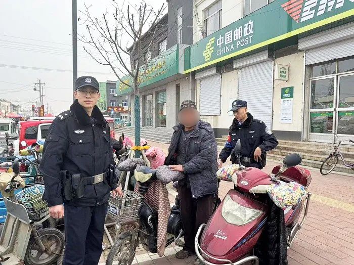 群众赶年集把车“丢”  多亏民警快速找回