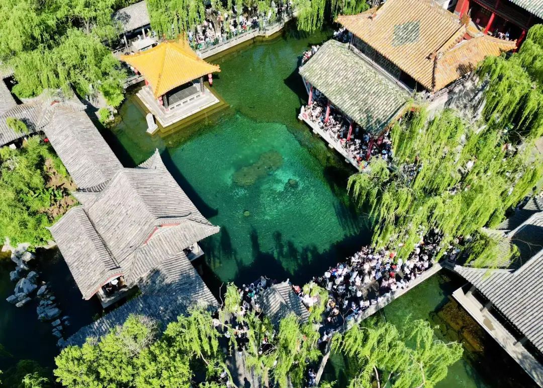 一年四季 泉在济南！趵突泉公园暖心服务护航 涌动泉畔叮咚