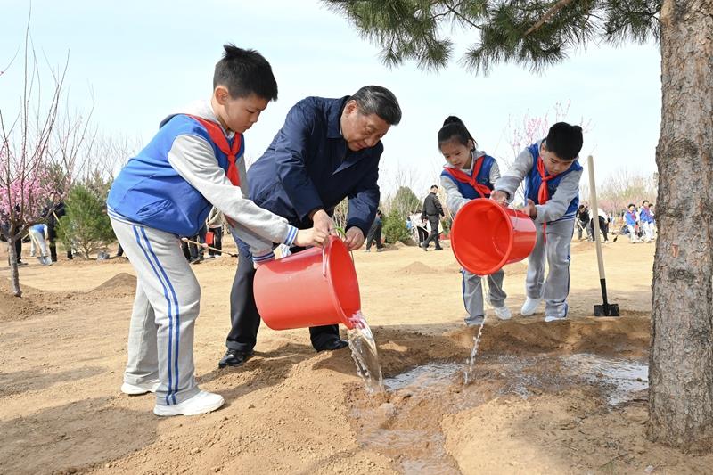 時政微觀察丨總書記深情寄望“小樹苗”