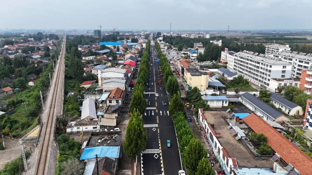 G341黄海线岱岳莱城界至范镇段修复养护工程通车