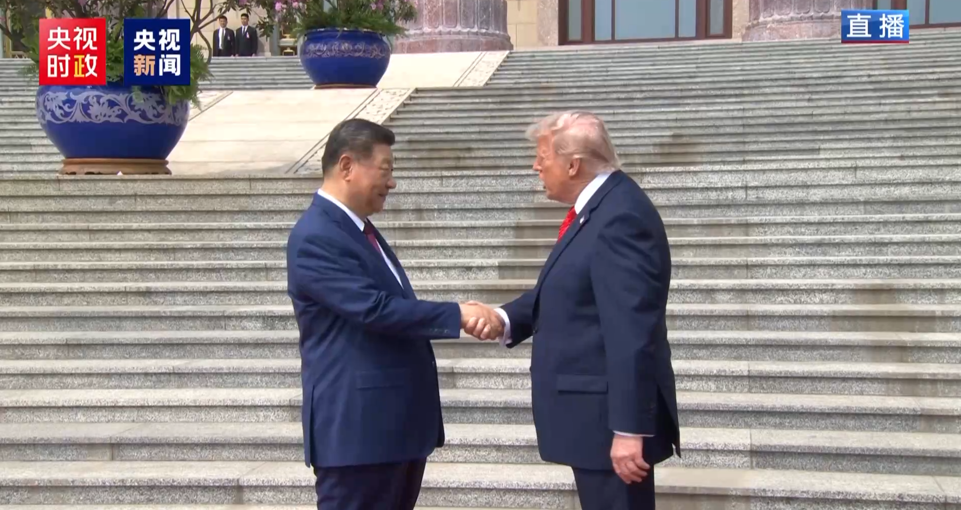 快讯丨习近平举行仪式欢迎美国总统特朗普访华