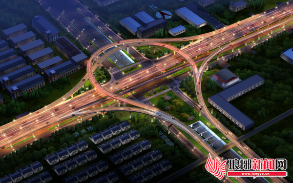 临沂沂河高架路沂蒙南路立交建设再提速