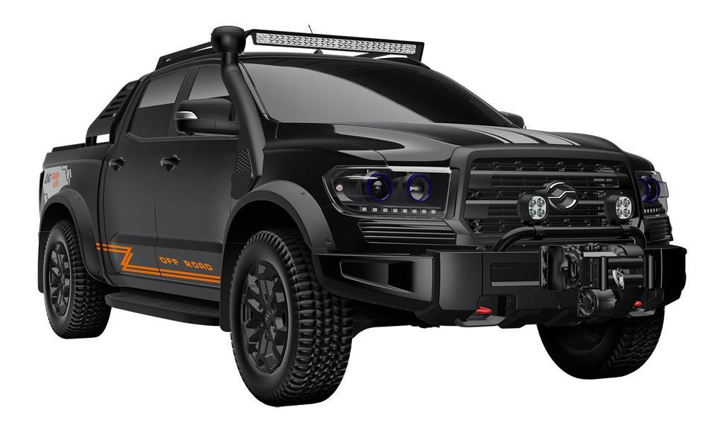 中兴威狮1986竞技版皮卡官图 配备专属硬派越野套件_汽车资讯_汽车