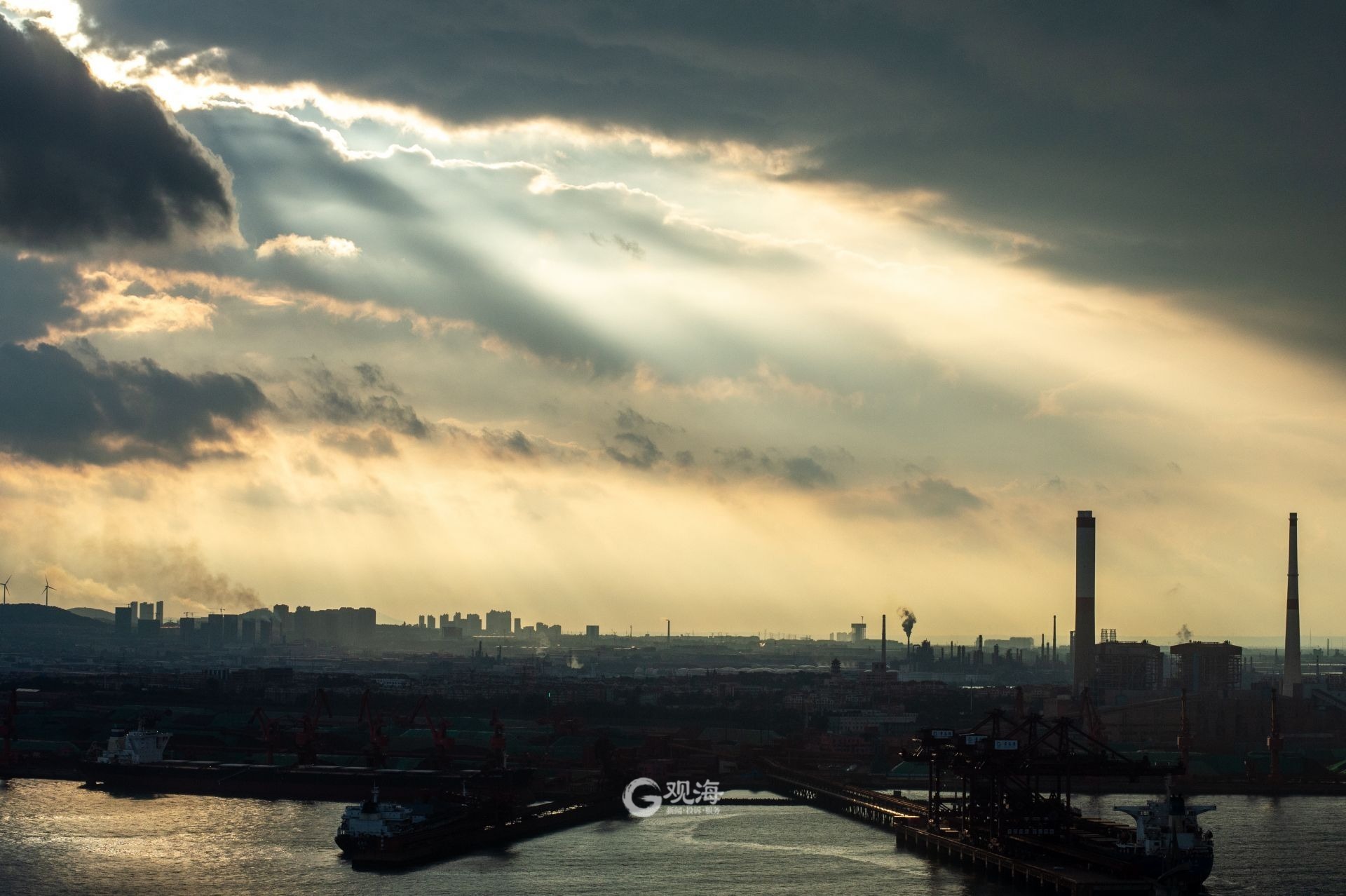 天光云影共徘徊青岛的天空太美了