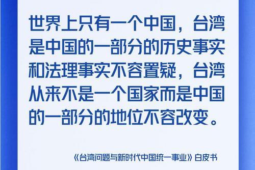 海外华侨华人热议《台湾问题与新时代中国统一事业》白皮书