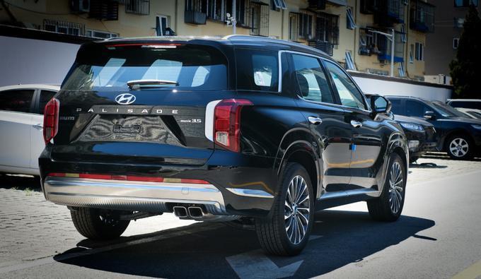 实拍进口现代全新帕里斯帝suv旗舰版v6动力6座布局