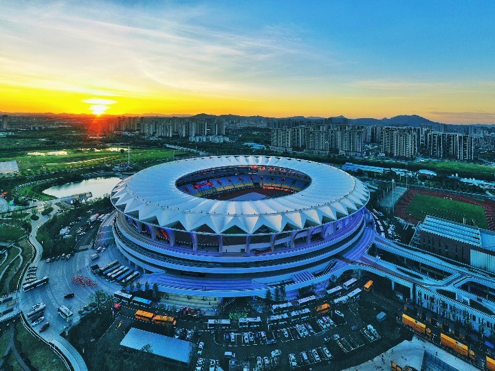 山东日照：体育场馆成为城市新亮点