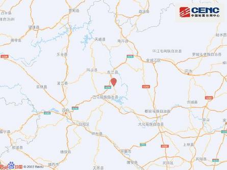 广西东兰3.8级地震：震中震感强烈 部分楼房瓷砖脱落