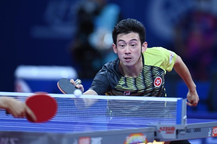 成都世乒赛团体赛：中国香港男团1：3不敌日本男团