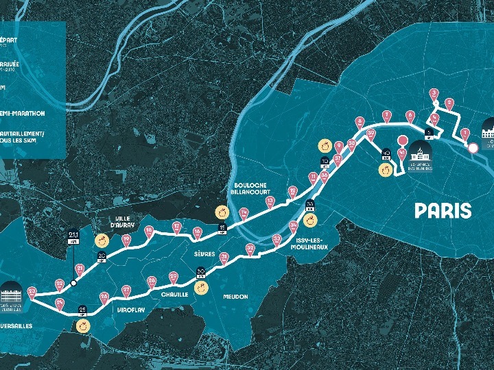 巴黎奥运会马拉松比赛线路公布 历史与挑战并存
