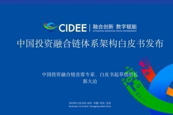 《中国投资融合链体系架构白皮书》发布