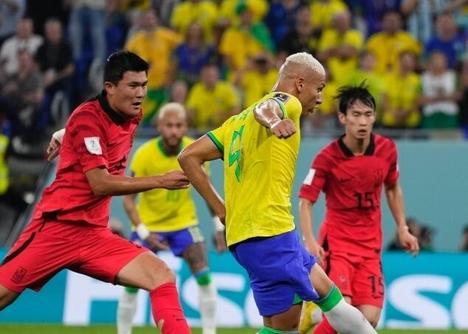 巴西4:1战胜韩国晋级八强 亚足联球队全部被淘汰