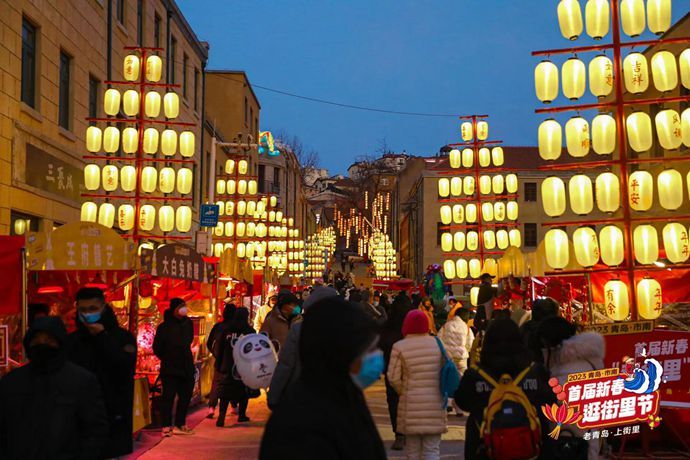 Highly distinctive Spring Festival event reveals history of Qingdao