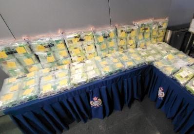 香港一便利店藏100公斤冰毒 市值约5700万港元