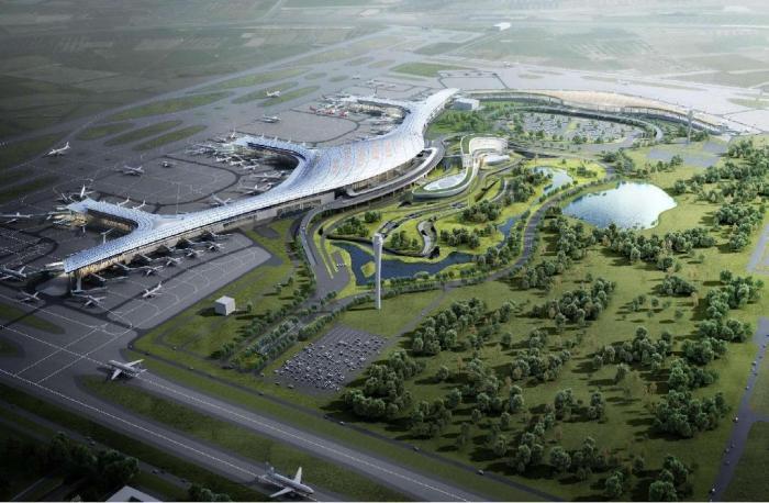 合肥新桥机场综合交通中心提前完成节点目标