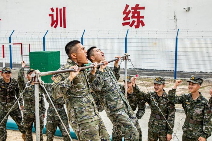 广西北海武警官兵广泛开展比武竞赛活动