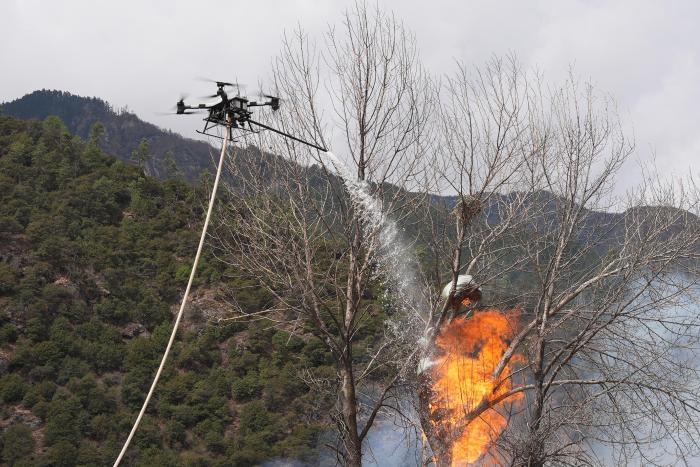 西藏森林消防总队推进防灾减灾实战练兵