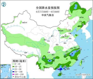 江南华南等地部分地区将有大到暴雨 京津冀等地有高温天气
