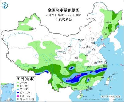 南方地区有大范围持续性强降水过程 华北黄淮等地将出现持续性高温