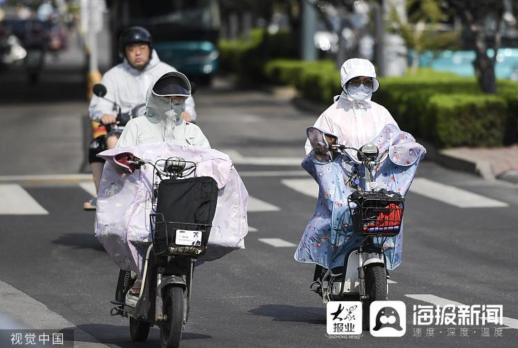 雙預警！山東省氣象臺發布高溫橙色預警、雷電黃色預警