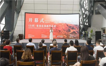 “行者——张国忠油画作品展”在济南市美术馆开幕