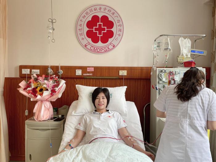 廣西“80后”女職工捐獻造血干細胞 熱心公益傳遞“生命火種”