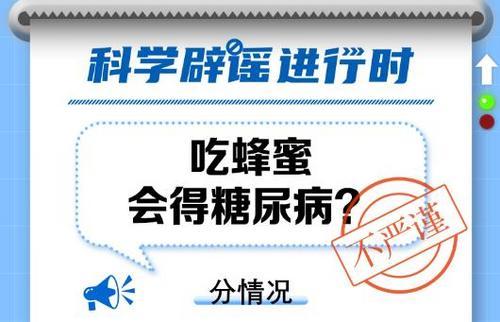中新真探：吃蜂蜜會得糖尿病嗎？