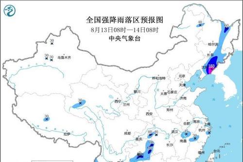 遼寧吉林黑龍江等地有較強降雨