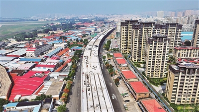 青岛重庆路快速路工程赶筑城市大动脉