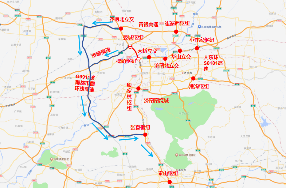 注意济南这一路段双向封闭施工绕行方案出炉
