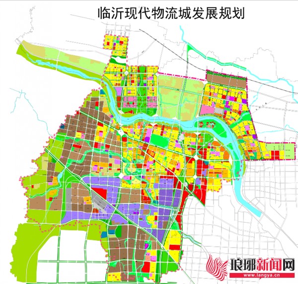 临沂西城规划图最新图片