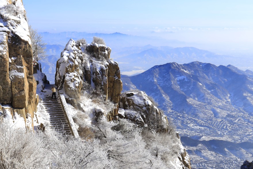 雪后的泰山可以有多美