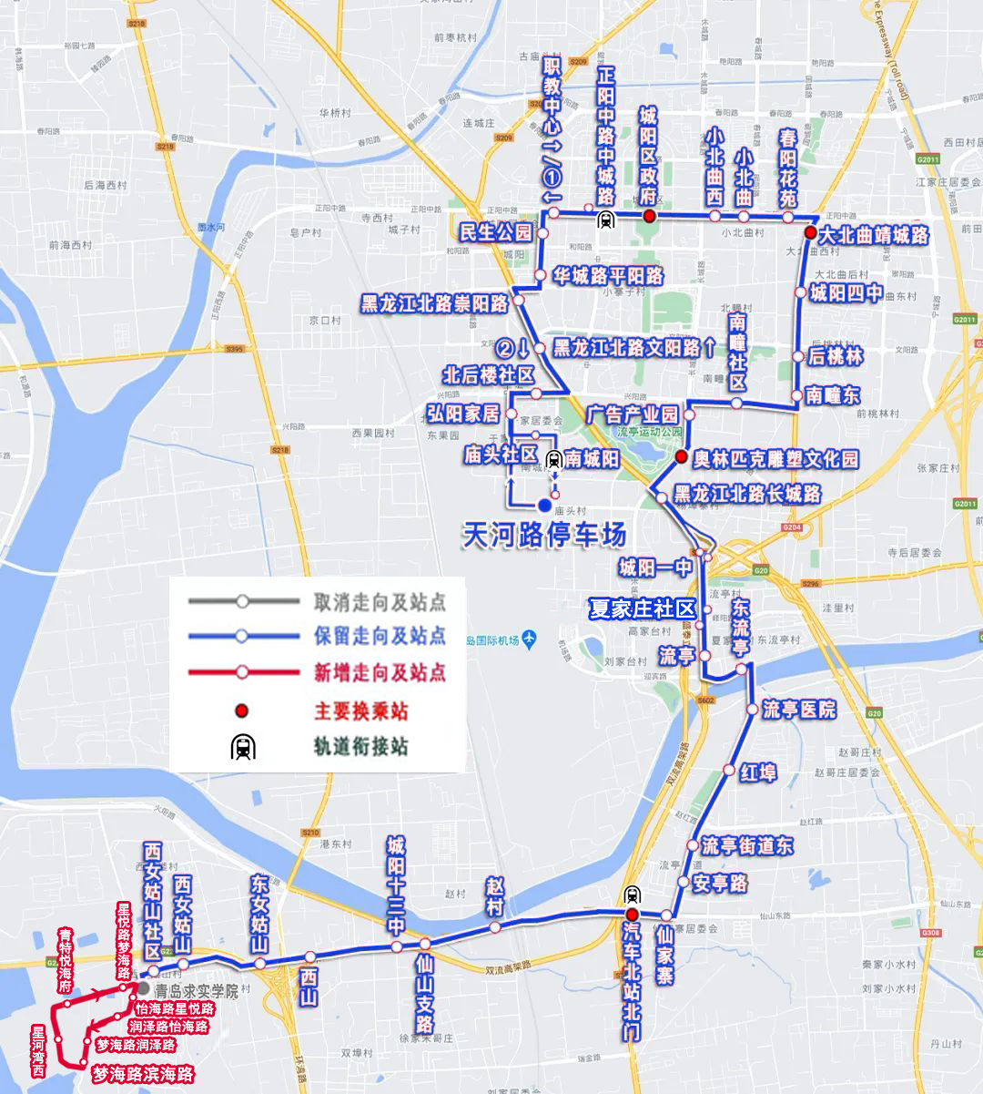 胶州25路公交车路线图图片