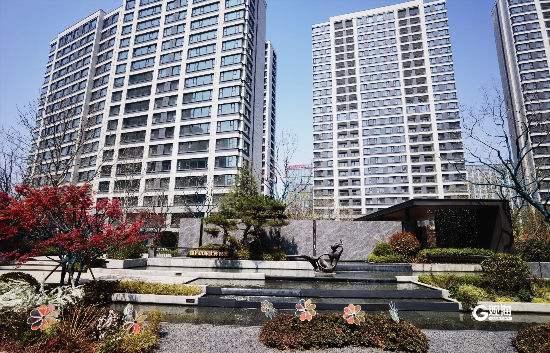 海信璞悦小区近期入选市级高品质住宅试点项目.