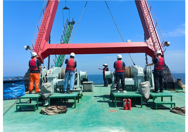 筑牢安全防线 护航海上施工——中建筑港装备工程公司开展海上应急演练