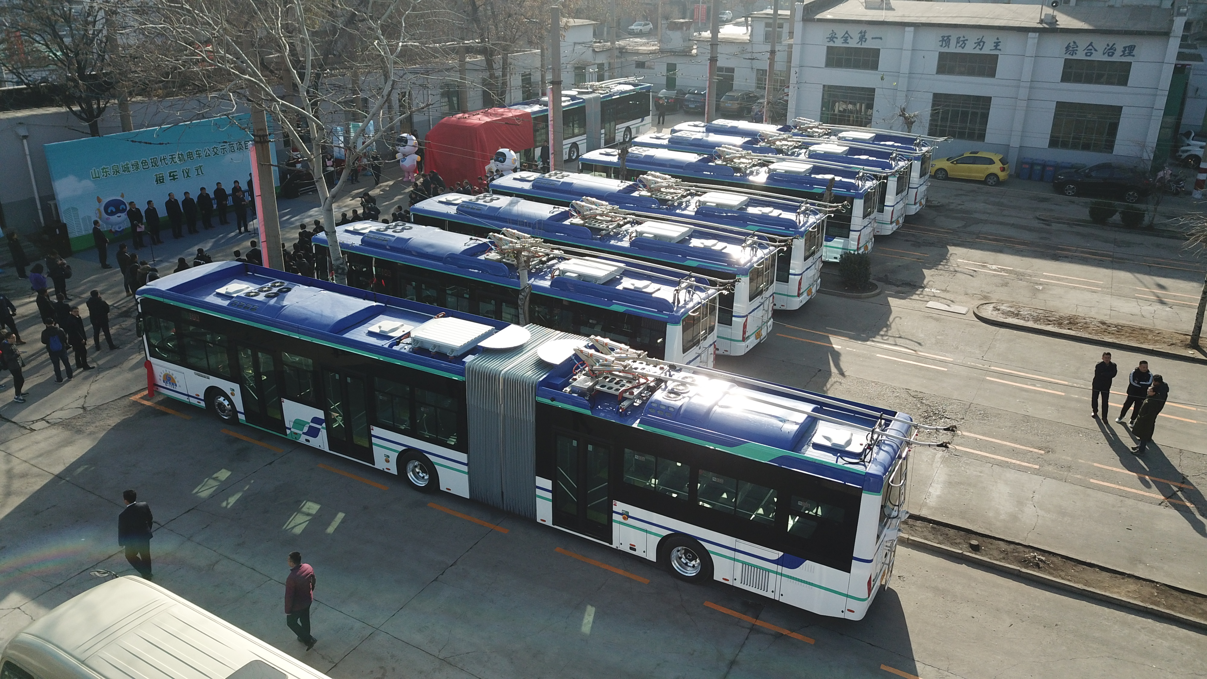 首批25辆双源无轨电车将替换济南103路原车2020年1月试运行