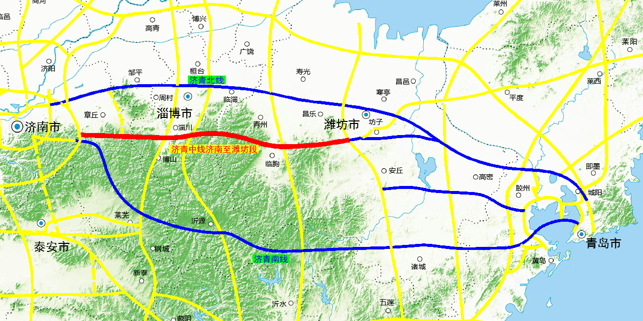 济青中线最新规划地图图片