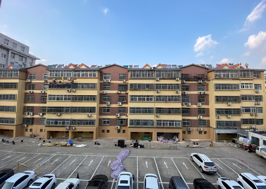 图/泰安市岱岳区老旧小区改造提升工程试点小区陆续动工.