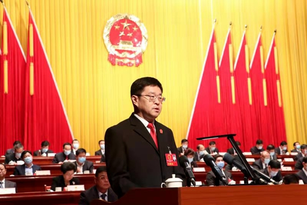 菏泽市中级人民法院院长张正智作市中级人民法院工作报告