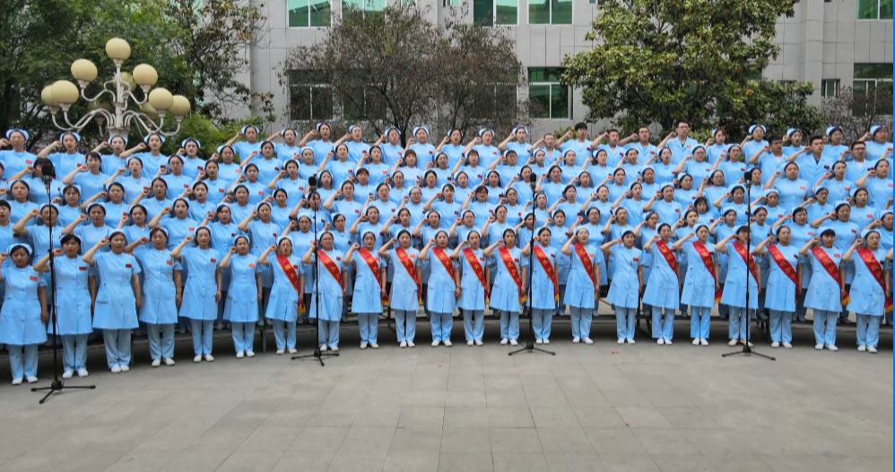 庆祝国际护士节 滨州邹平360名护士集体宣誓