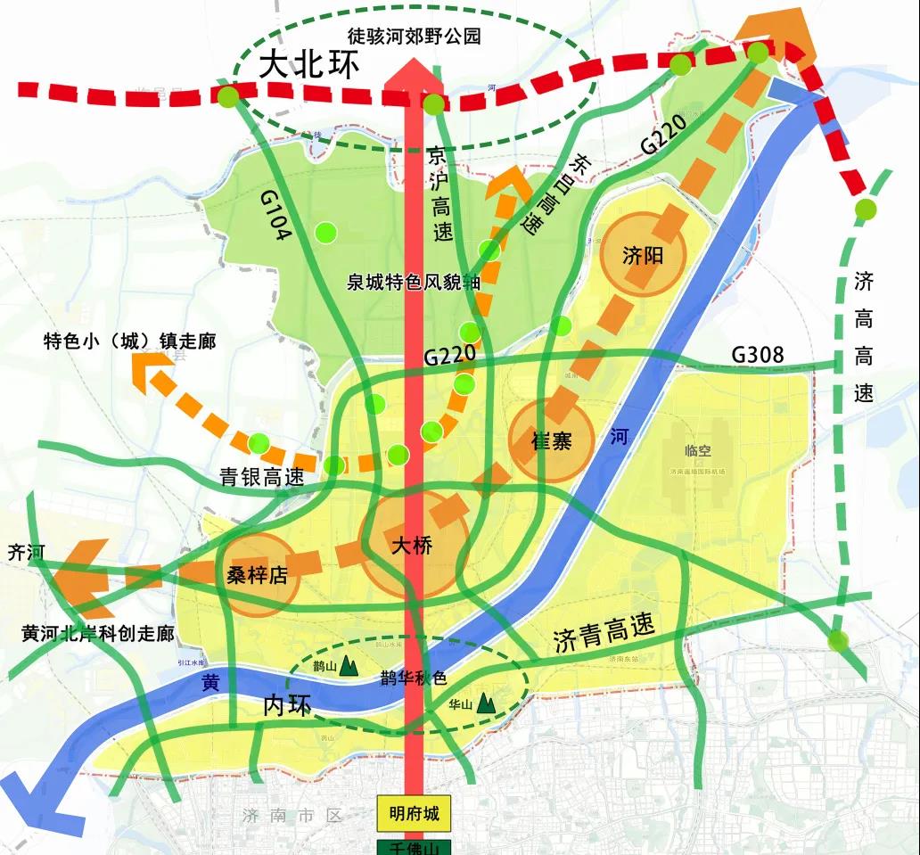 济南起步区交通规划图图片