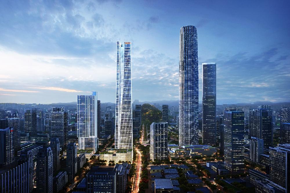 省会新地标!济南中央商务区360米平安金融中心超高层项目封顶