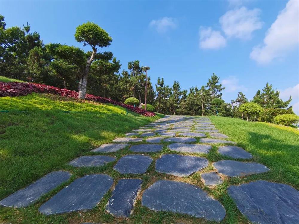 组图|威海文登新增一处"城市氧吧"和"露天健身房!环岛公园正式开园