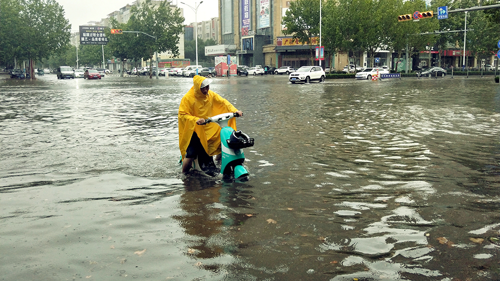 截至今日10时 德州平均降水量85.2毫米 暴雨持续到夜间阵风8~9级