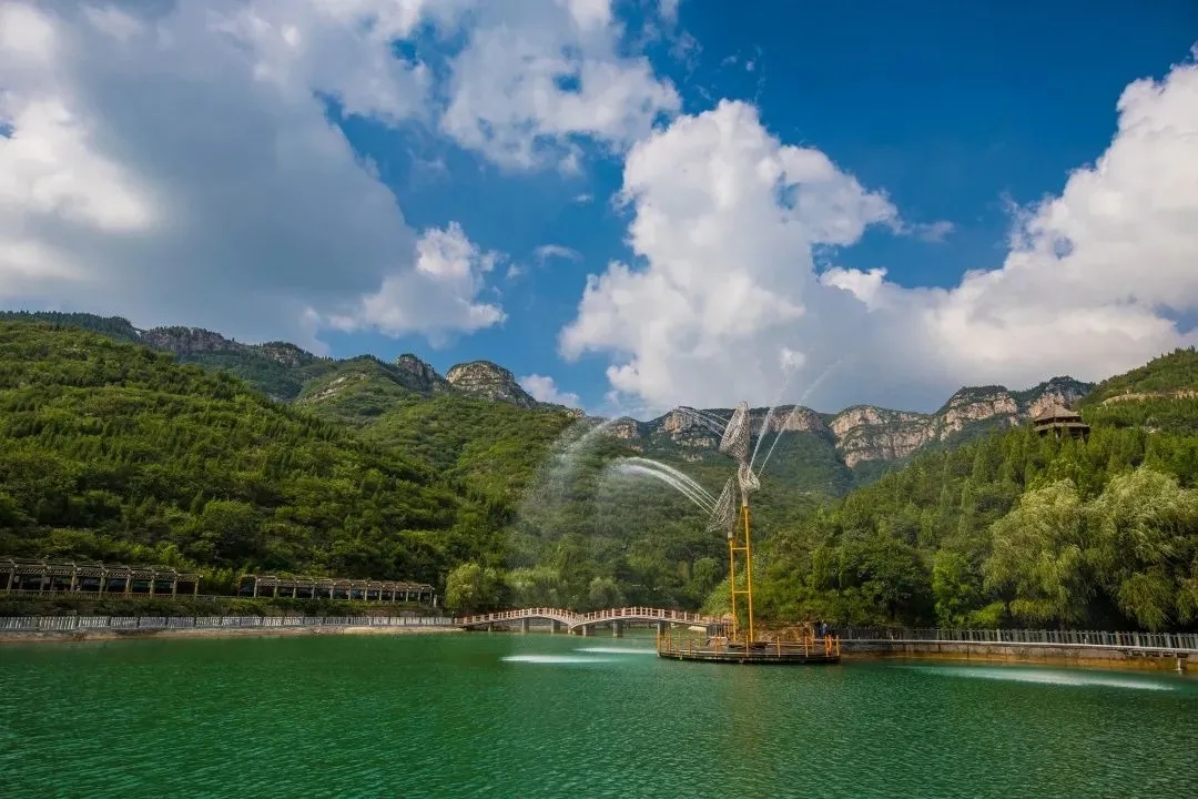 淄博潭溪山旅游攻略|不用刻意寻找的绝美山水,北方九寨沟就是这么绝