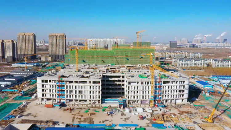 省重點項目鄒平市人民醫(yī)院城南院區(qū)建設(shè)順利推進(jìn) 全部主體工程將于2022年元月封頂
