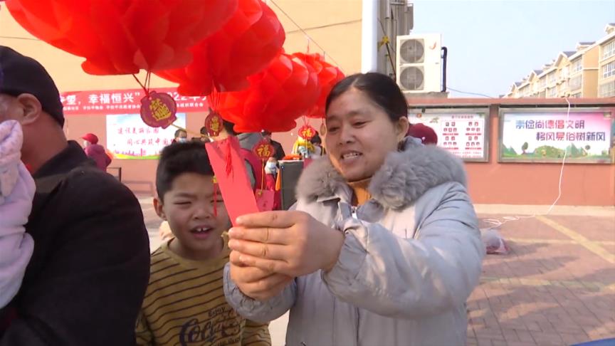 幸福鬧元宵 陽信縣一居民小區辦起聯歡會